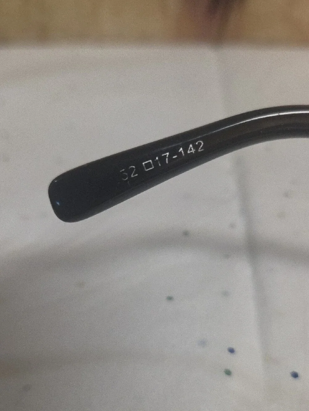 Dior Black Rectangle Eyeglass Frames ONLY